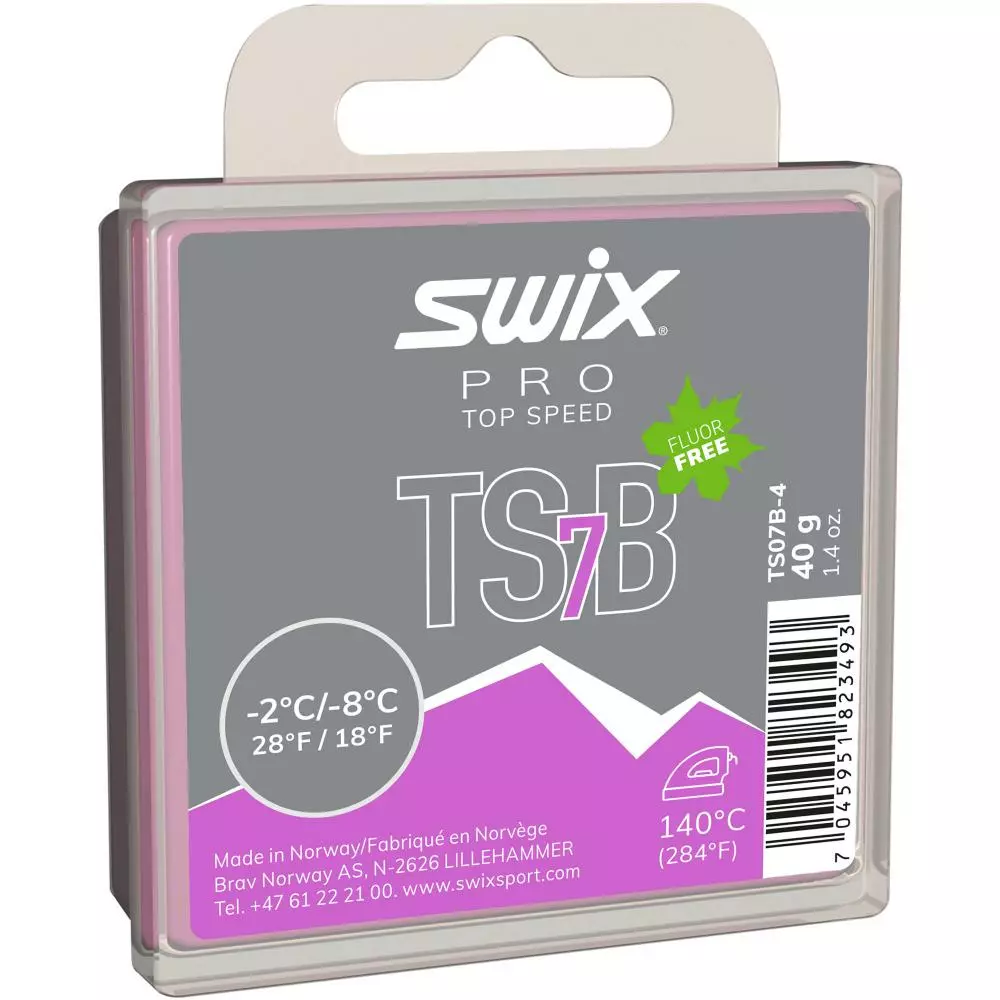 Swix TS7 Black, -2°C/-8°C, 40g 3 Swix TS7 Black, -2°C/-8°C, 40g