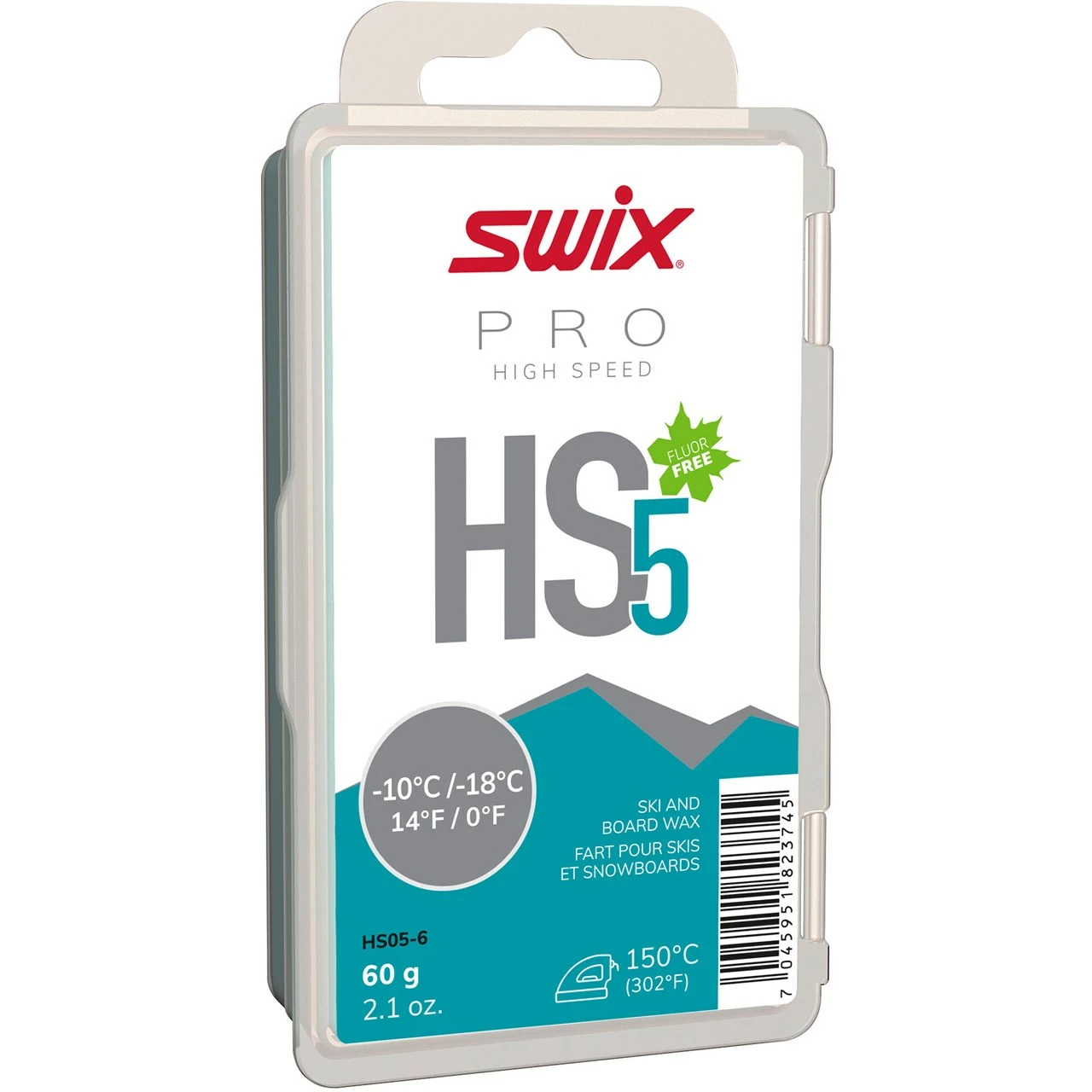 Swix HS5 Turquoise, -10°C/-18°C, 60g 3 Swix HS5 Turquoise, -10°C/-18°C, 60g