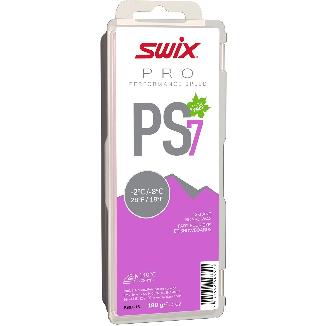 Swix PS7 Violet, -2°C/-8°C, 180g 3 Swix PS7 Violet, -2°C/-8°C, 180g