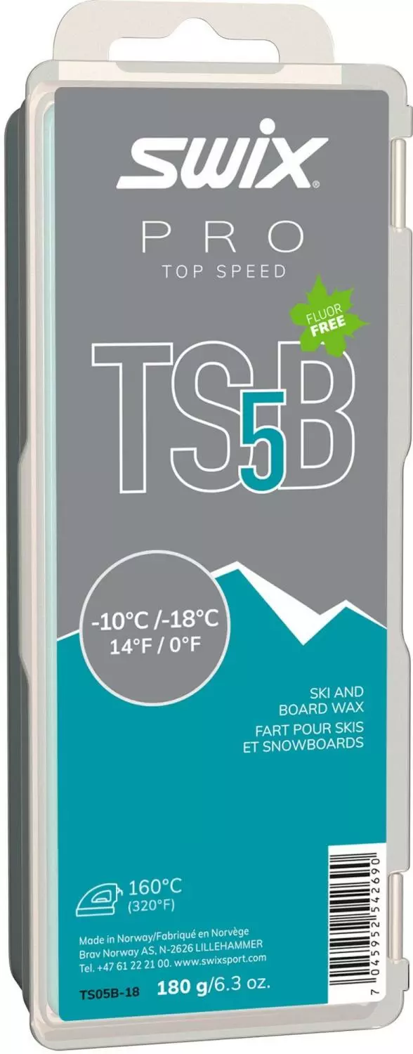 Swix TS5 Black, -10 °C/-18°C, 180g 3 Swix TS5 Black, -10 °C/-18°C, 180g