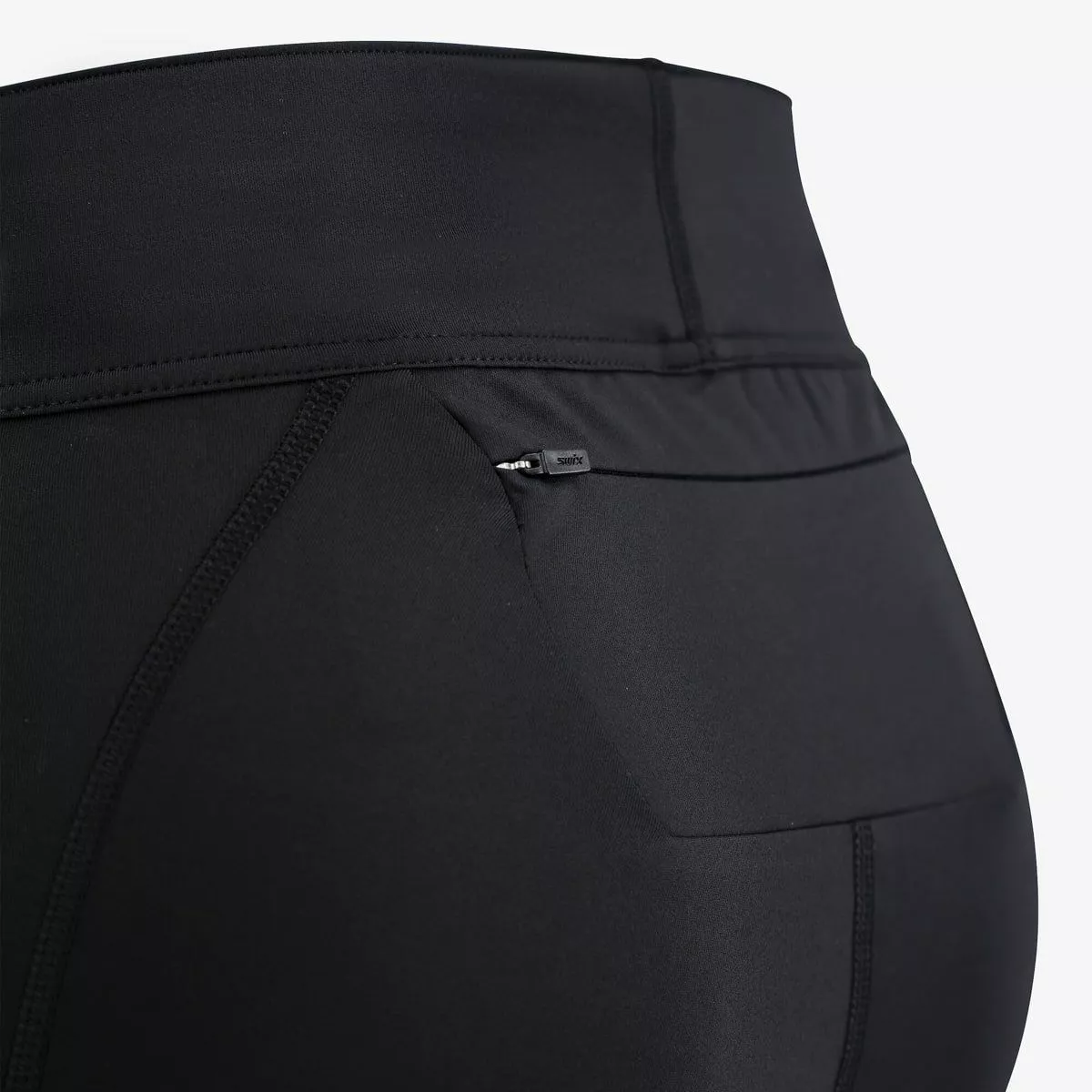 Swix Pace High Waist Half Tights W Black 4 Swix Pace High Waist Half Tights W Black - Bilde 2