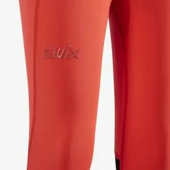 Swix Pace High Waist Cropped Tights W Cayenne -Tilbud Swix Store 10065 23 91002 DETAIL16 4c9ce55257