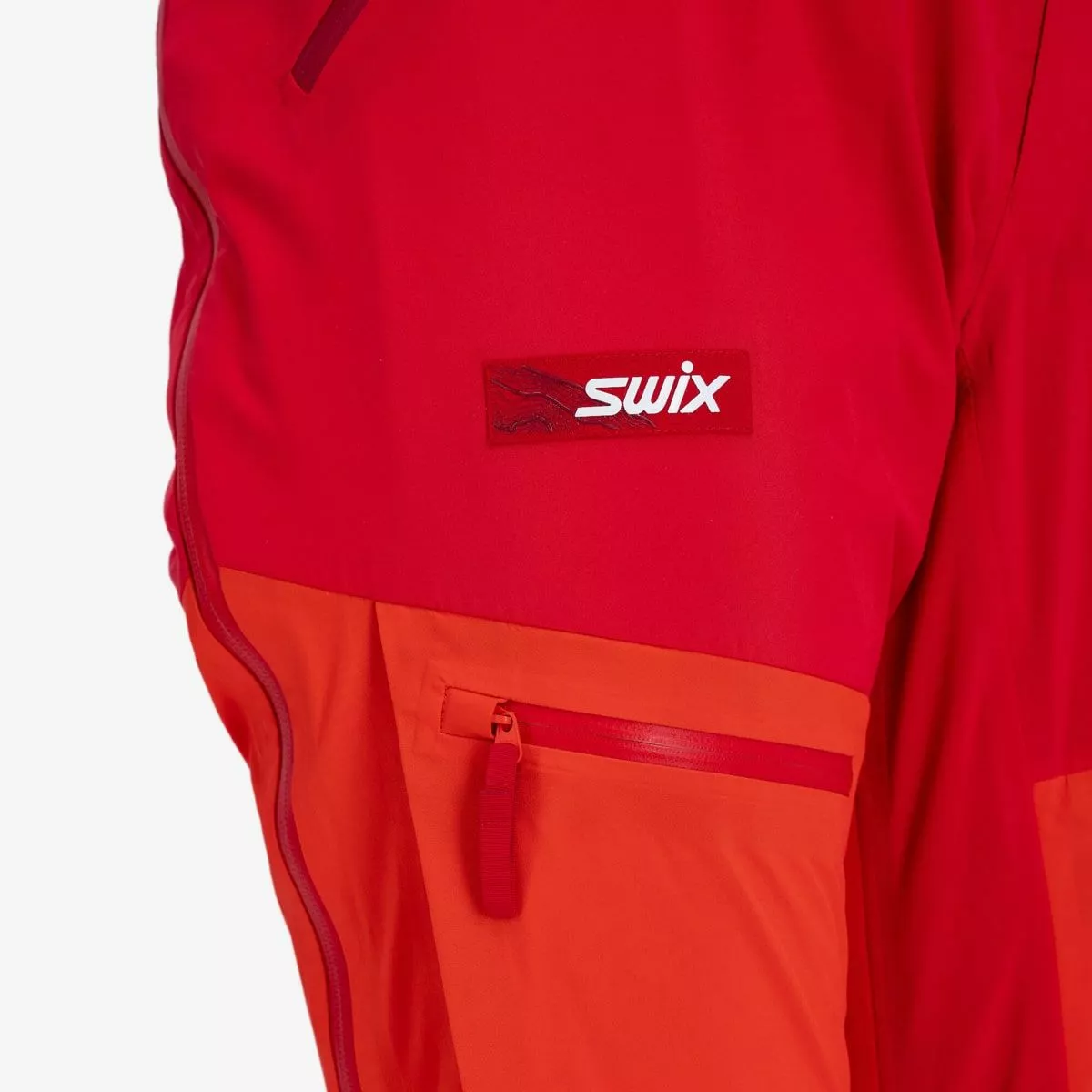Swix Surmount Shell Bib Pants W Swix Red 5 Swix Surmount Shell Bib Pants W Swix Red - Bilde 3