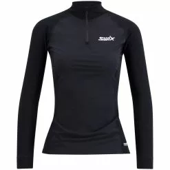 Swix Racex Bodyw Halfzip Wind Womens Black