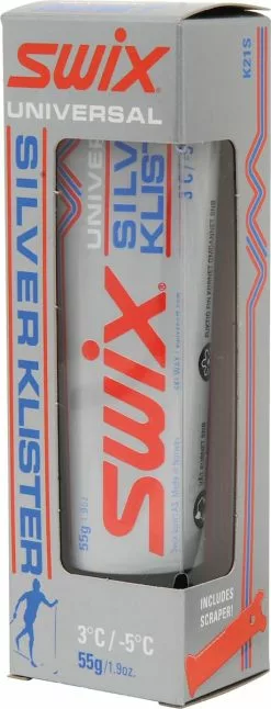 Swix K21S Uni Silver Klister 3c To -5c