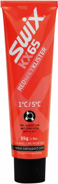 Swix KX65 Red Klister, 1c To 5c