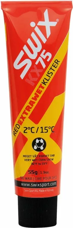 Swix KX75 Red Extra Wet Klister 2c/15c