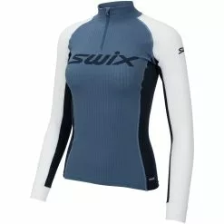 Swix Racex Bodyw Halfzip W Blue Sea