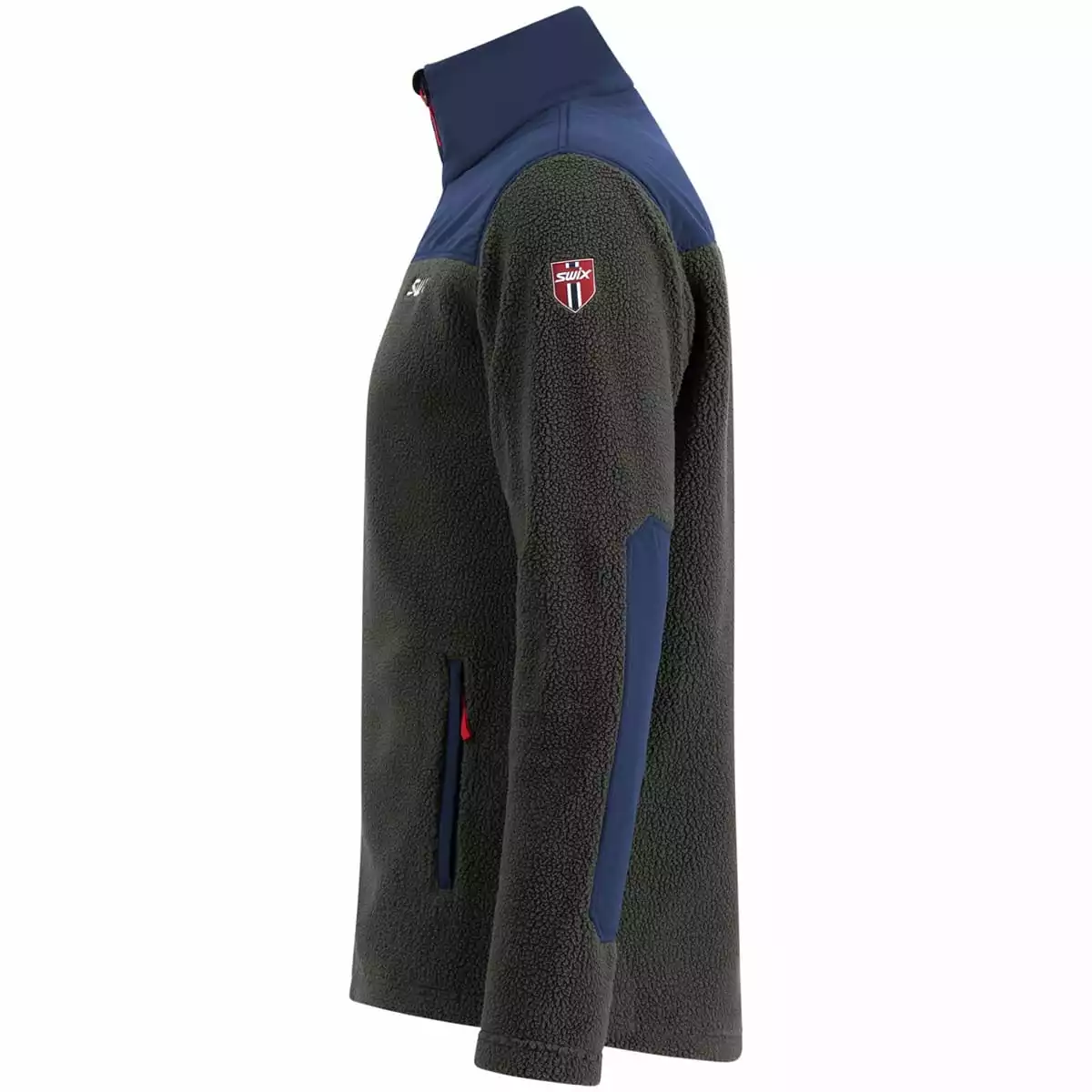 Swix Blizzard Midlayer Jacket M Dark Olive 3 Swix Blizzard Midlayer Jacket M Dark Olive - Bilde 2