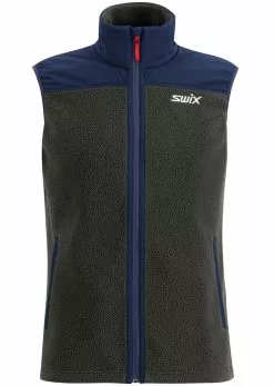 Swix Blizzard Midlayer Vest M Dark Olive